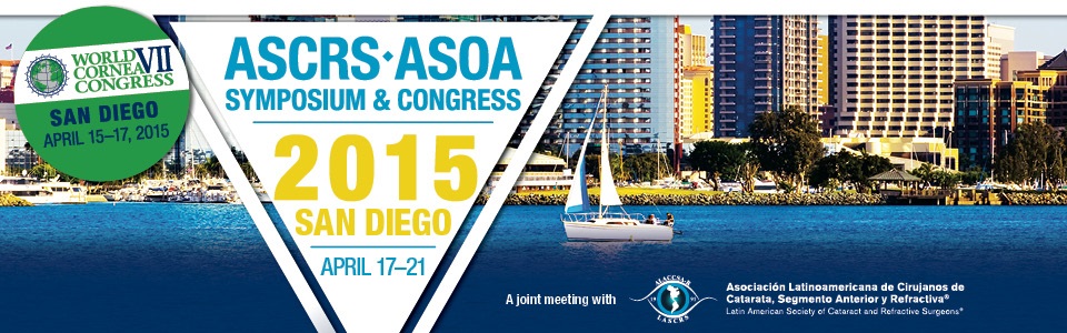 2015 ASCRS ASOA Symposium and Congress: http://www.ascrs.org